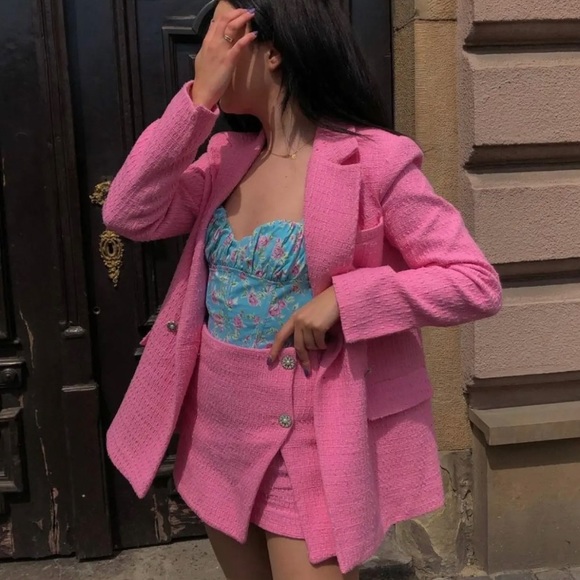 Zara Textured Blazer - Picture 8 of 14